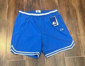 Starter Men's Quick Dry Stretch Volley Swim Trunks in Royal Blue